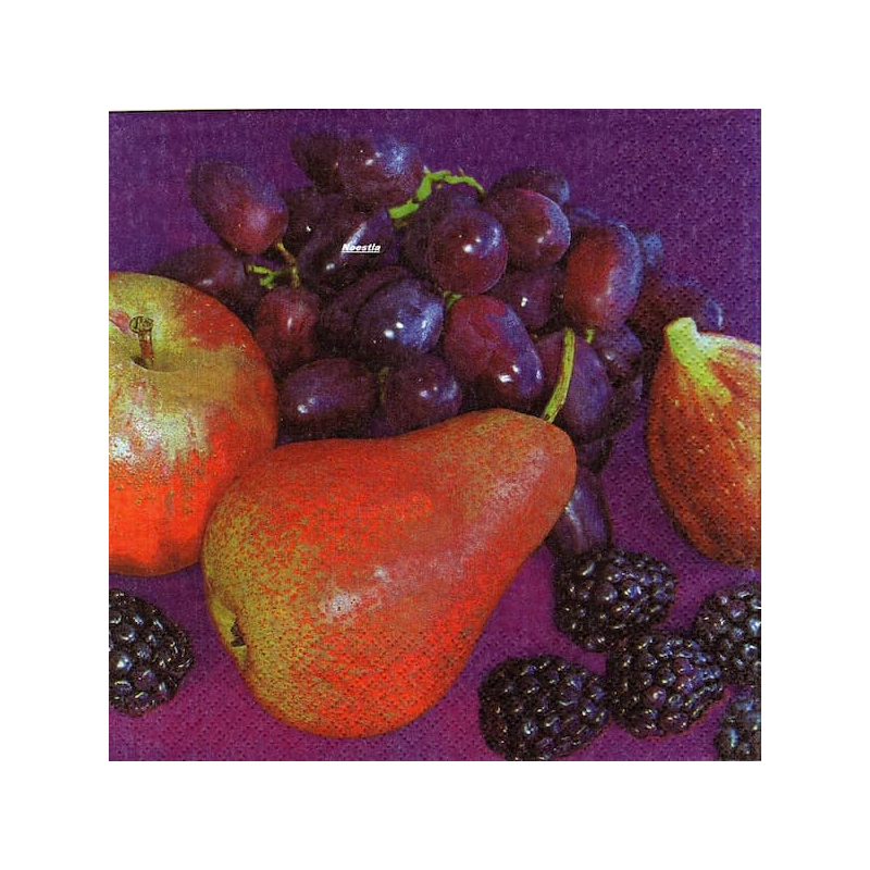 1serviette papier Fruits-42