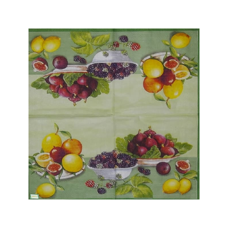 1serviette papier Fruits-45