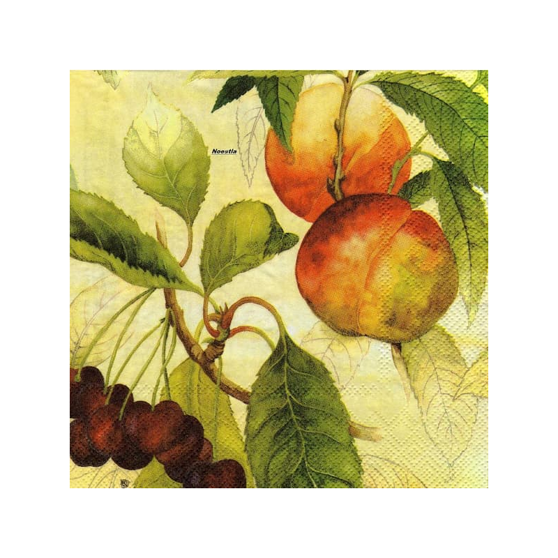 1serviette papier Fruits-48