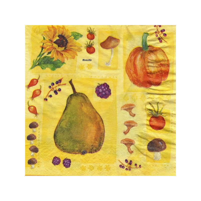 10serviettes papier Fruits-50