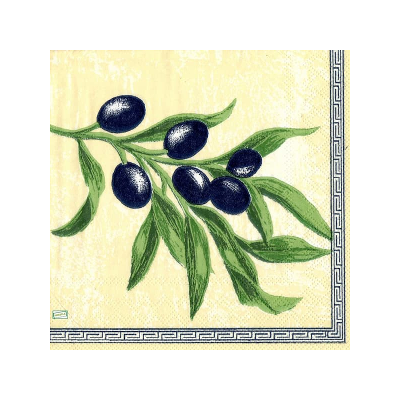 1serviette papier Olives-58