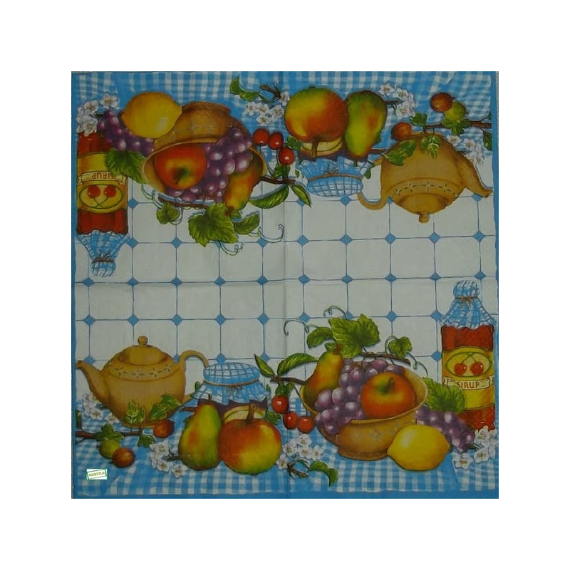 1serviette papier Fruits-59