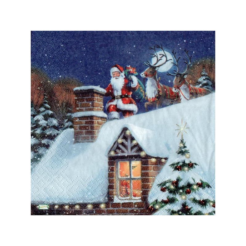 Noël,Ambiance Noël,hiver,neige,découpage,serviettage,sapin,Ambiance Magique et Féérique,fêtes,serviettes papier