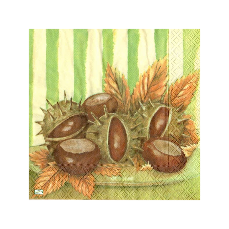 1 serviette Les Marrons -64