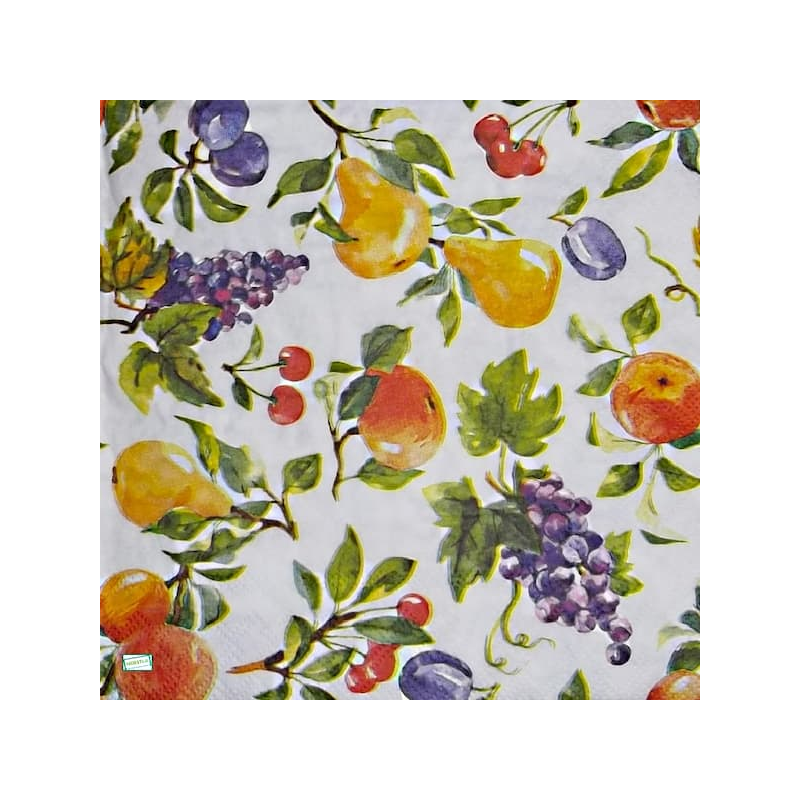 1serviette papier Fruits-68