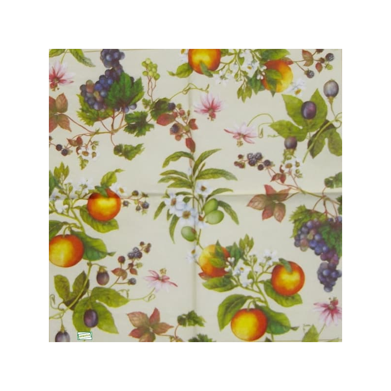 1serviette papier Fruits-69