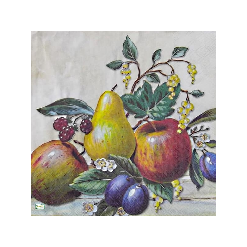 1serviette papier Fruits-77