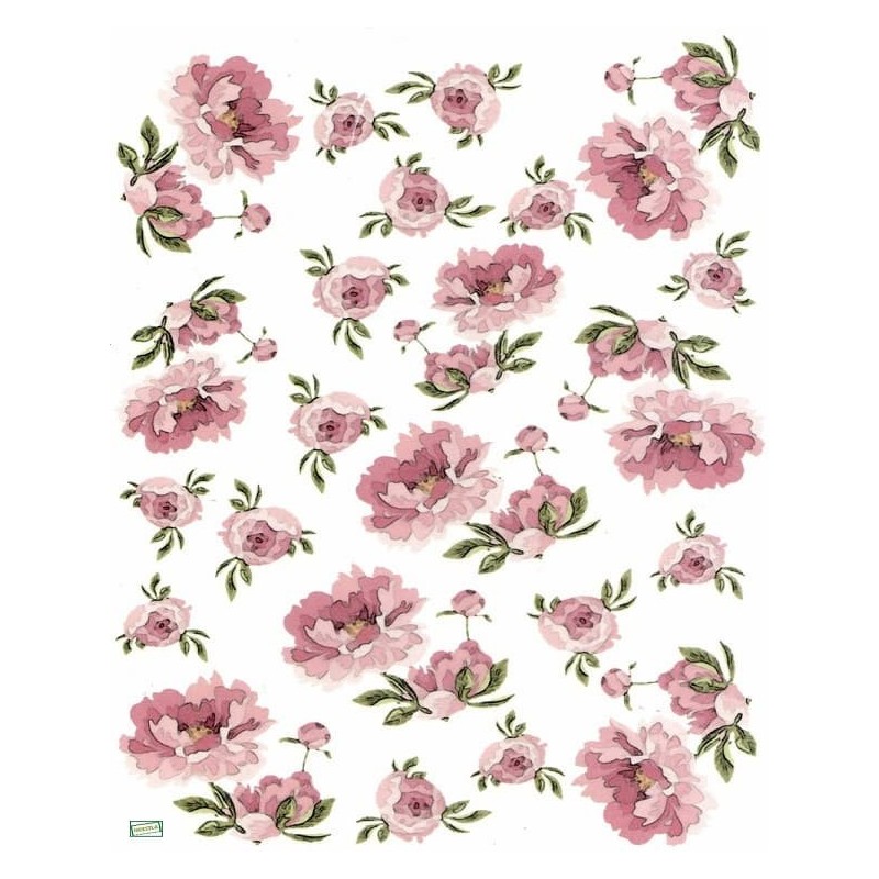 1papier riz Les Roses-R35