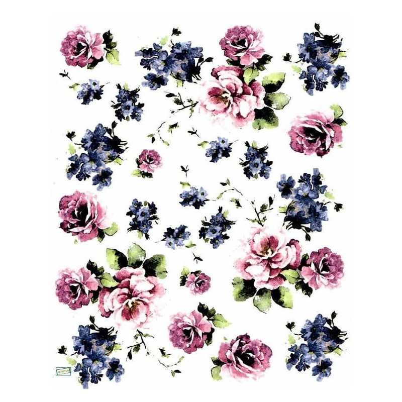 1papier de riz Fleurs-R93