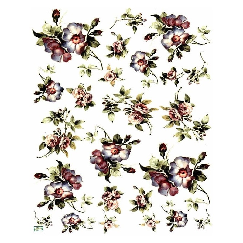 1papier de riz Fleurs-R141