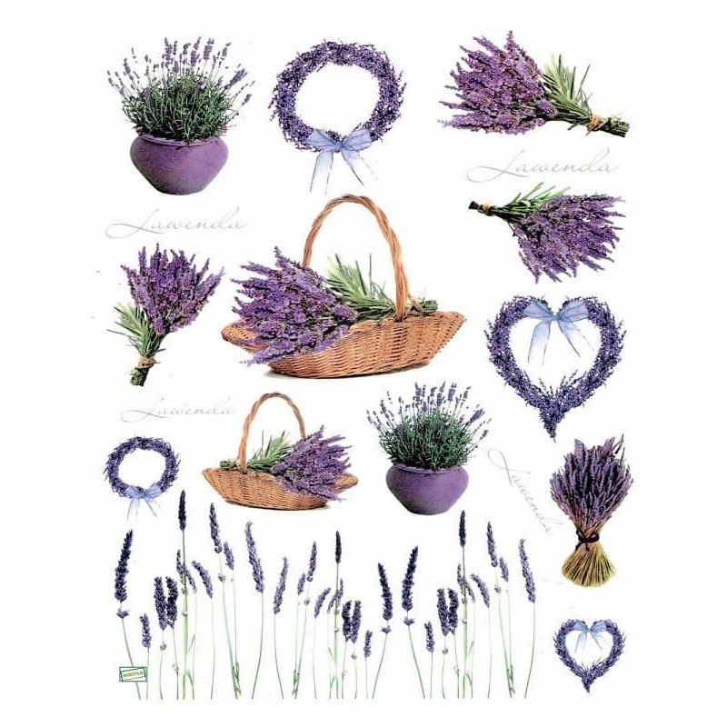 1papier riz Lavande-R151