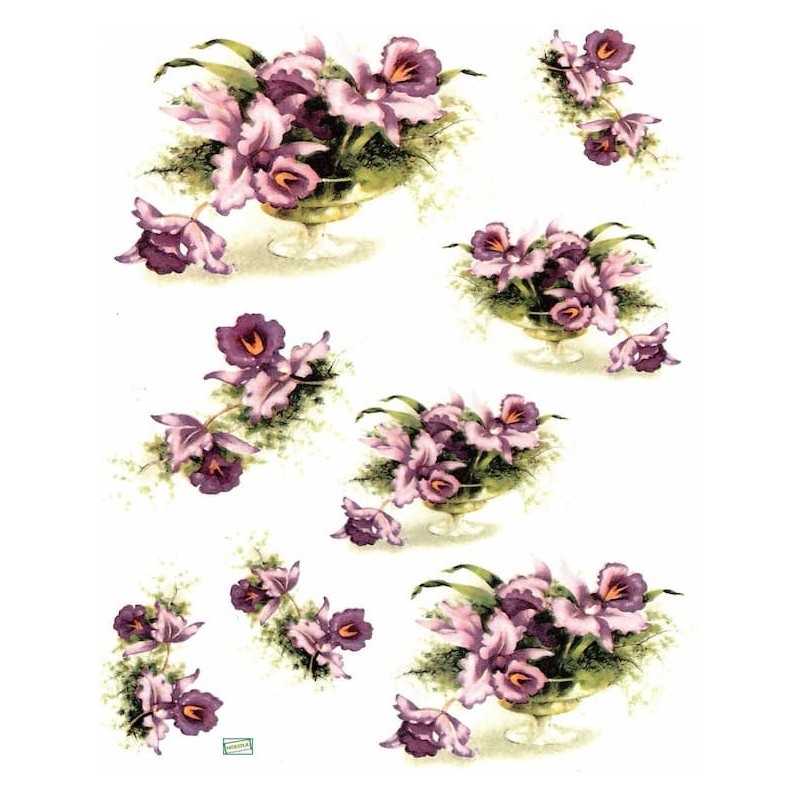 1papier de riz Fleurs-R248