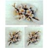 1 papier de riz Fleurs-R276