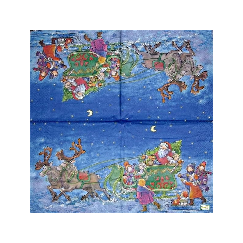 Noël,Ambiance Noël,hiver,neige,découpage,serviettage,sapin,Ambiance Magique et Féérique,fêtes,serviettes papier