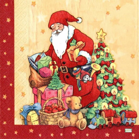 Noël,Ambiance Noël,hiver,neige,découpage,serviettage,sapin,Ambiance Magique et Féérique,fêtes,serviettes papier