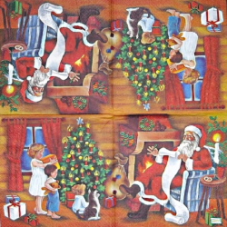 loisirs créatifs,Noël,Ambiance Noël,hiver,neige,découpage,serviettage,sapin,Ambiance Magique et Féérique,fêtes,serviettes papier