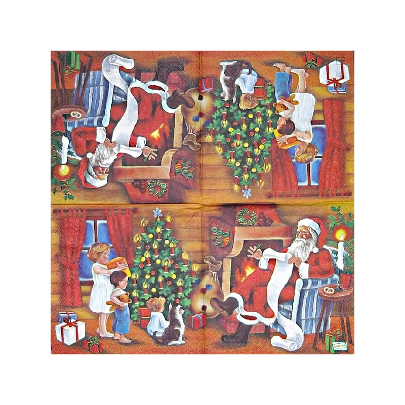 loisirs créatifs,Noël,Ambiance Noël,hiver,neige,découpage,serviettage,sapin,Ambiance Magique et Féérique,fêtes,serviettes papier