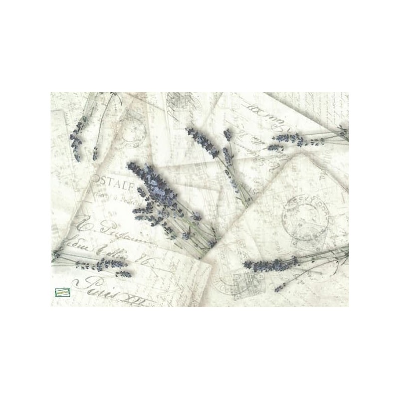 1 papier de riz Lavande-R742