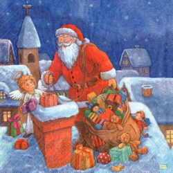 loisirs créatifs,Noël,Ambiance Noël,hiver,neige,découpage,serviettage,sapin,Ambiance Magique et Féérique,fêtes,serviettes papier