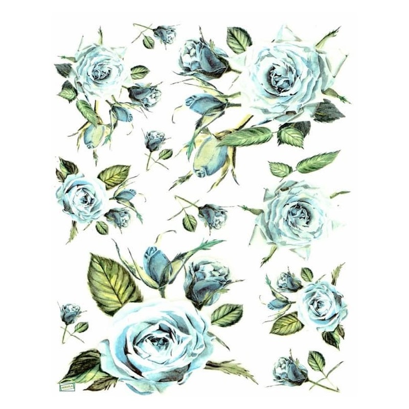 1papier riz Les Roses-R890