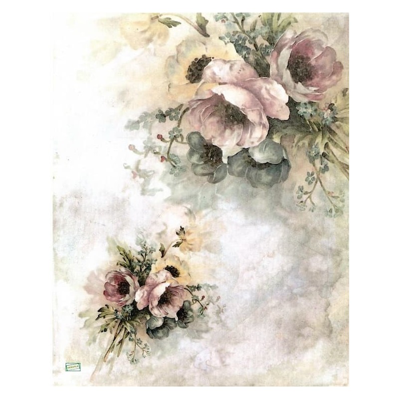 1papier de riz Fleurs-R1143