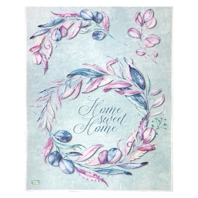 1papier de riz Fleurs-R1154