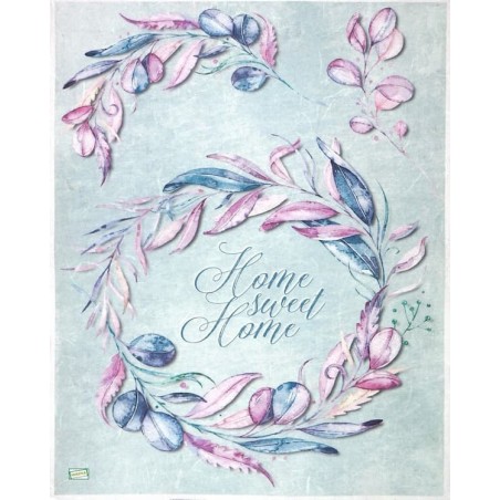 1papier de riz Fleurs-R1154