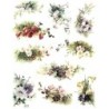 1papier de riz Fleurs-R1157