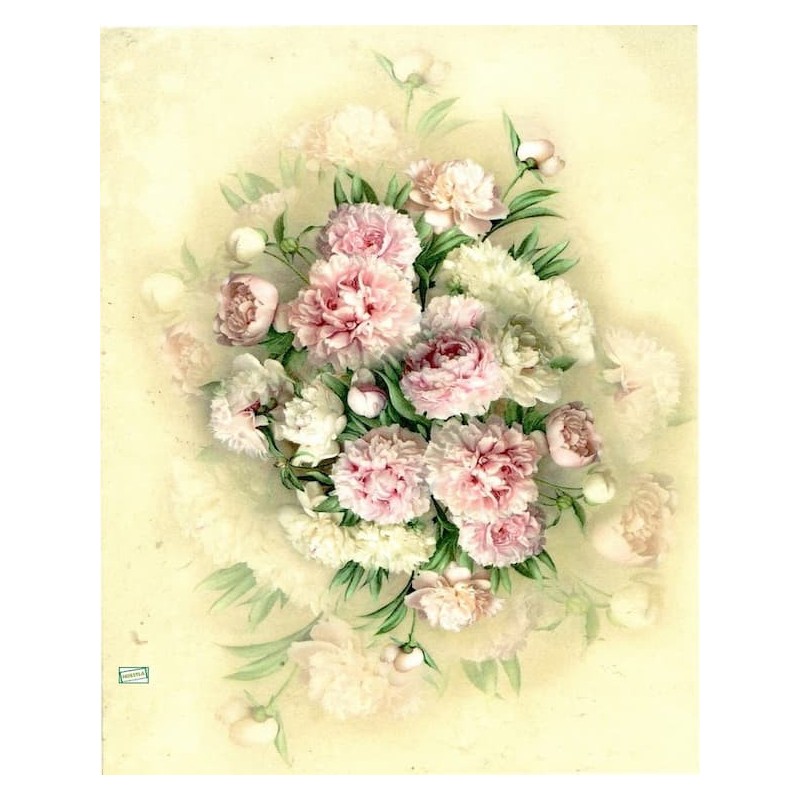 1papier de riz Fleurs -R1165