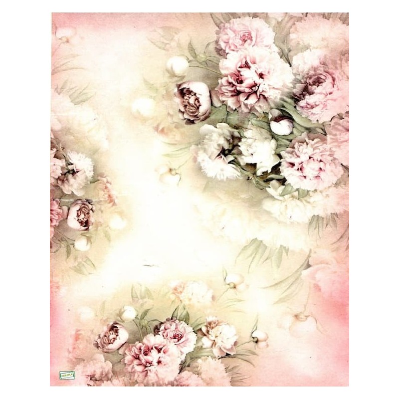 1papier de riz Fleurs -R1172