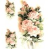 1papier riz Les Roses -R1198