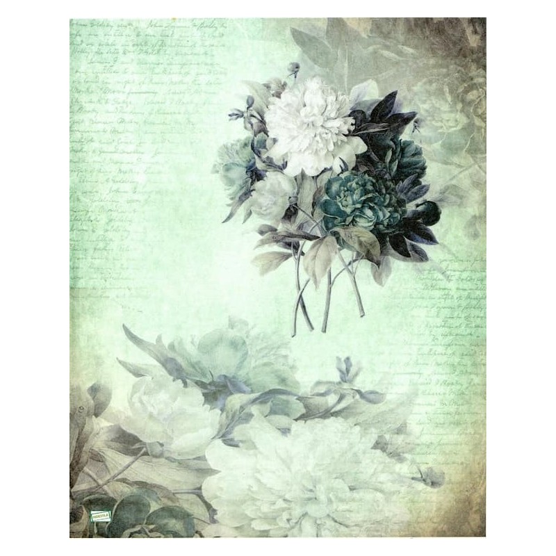 1papier de riz Fleurs -R1265