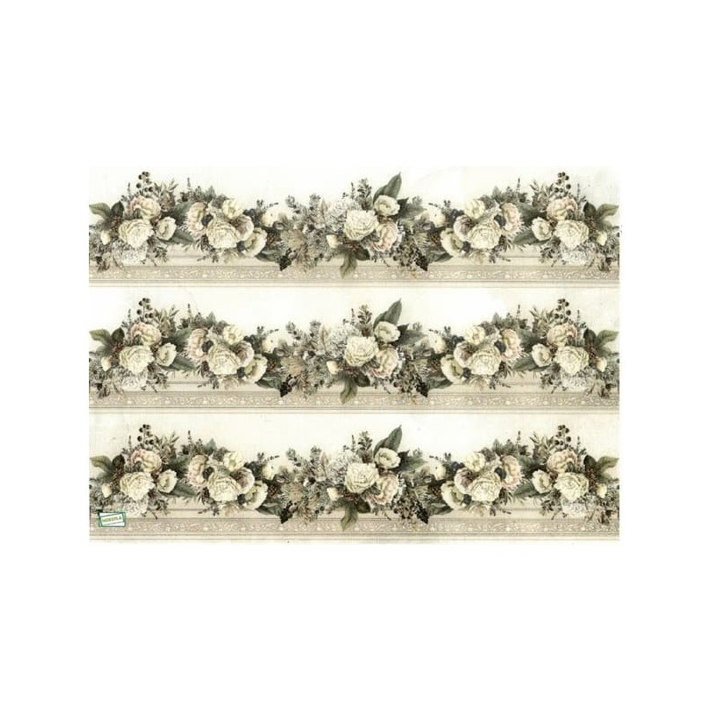 1papier de riz Fleurs-R1794