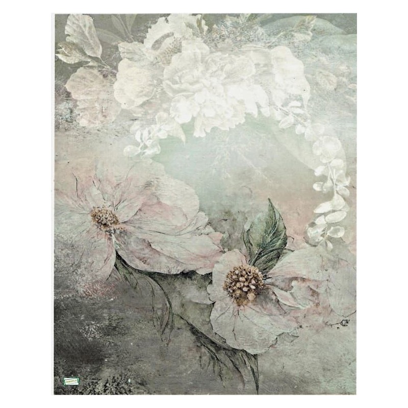 1 papier de riz Fleurs-R2148