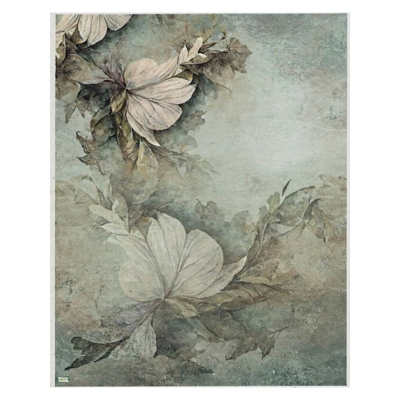 1 papier de riz Fleurs-R2149