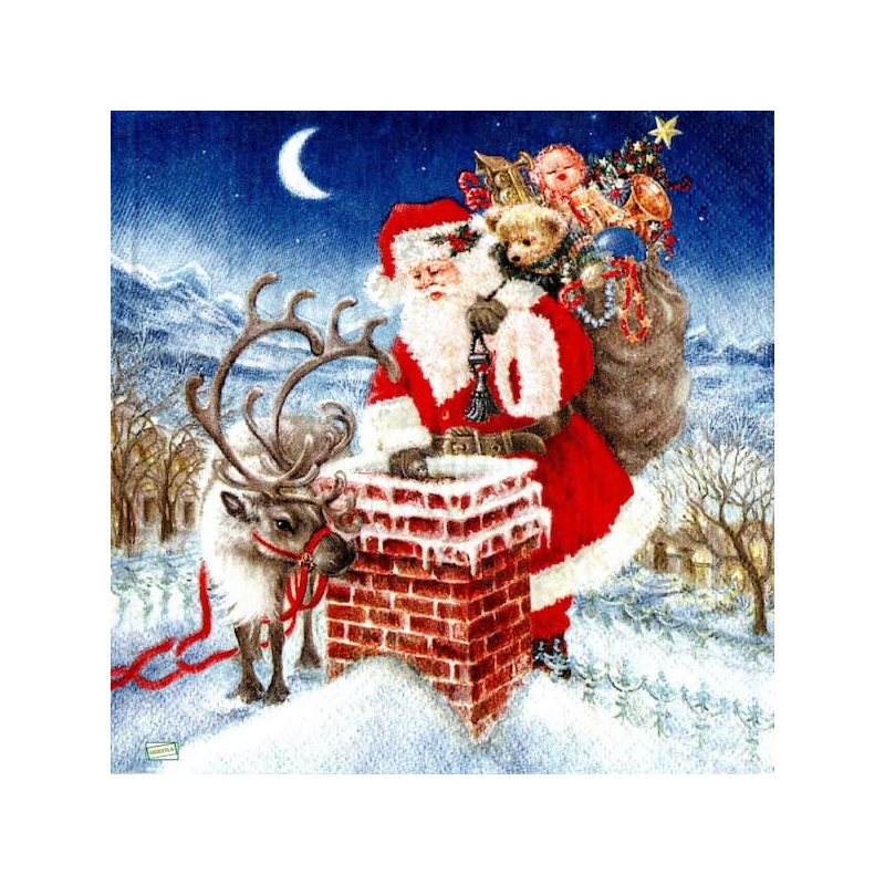 Noël,Ambiance Noël,hiver,neige,découpage,serviettage,sapin,Ambiance Magique et Féérique,fêtes,serviettes papier