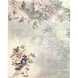 papier riz Les Violettes-R4042