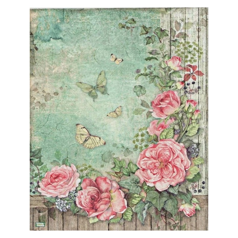 1papier riz Les Roses-STA11