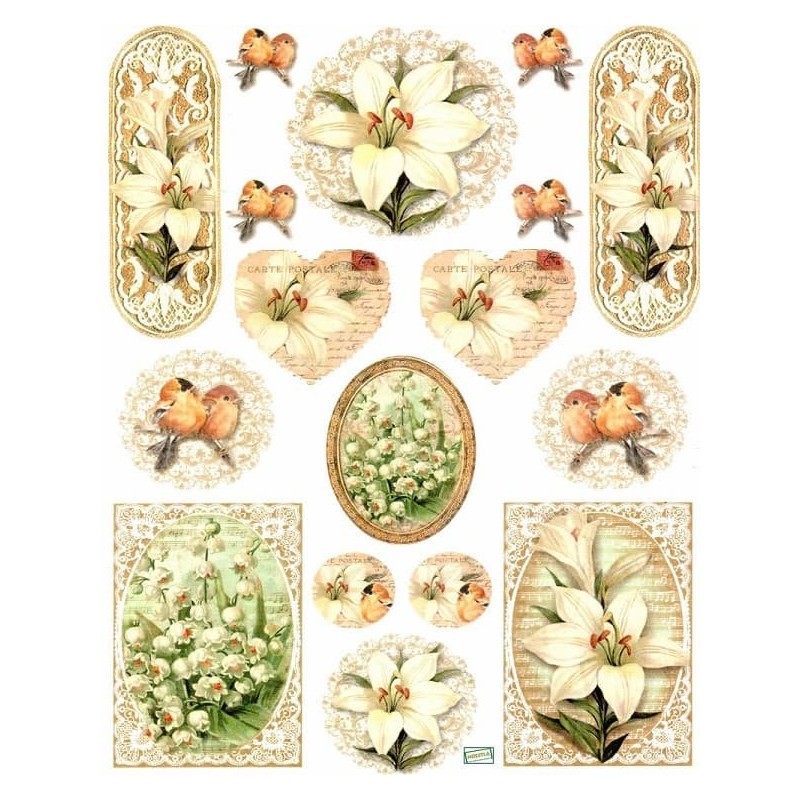 1papier de riz Fleurs-STA16