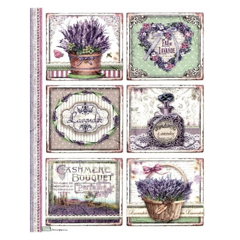 1papier de riz Lavande-STA18