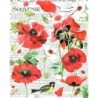 1papier riz Coquelicots-STA25