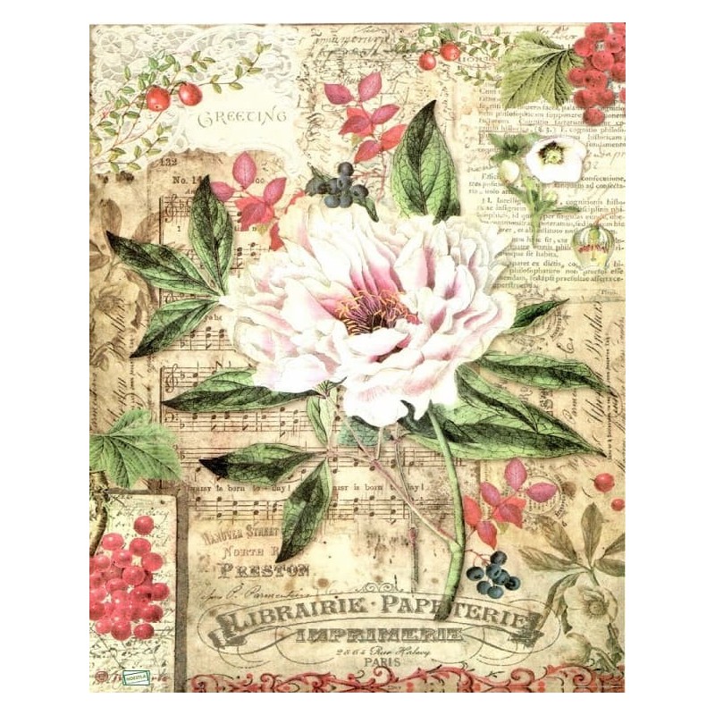 1papier de riz Fleurs-STA27