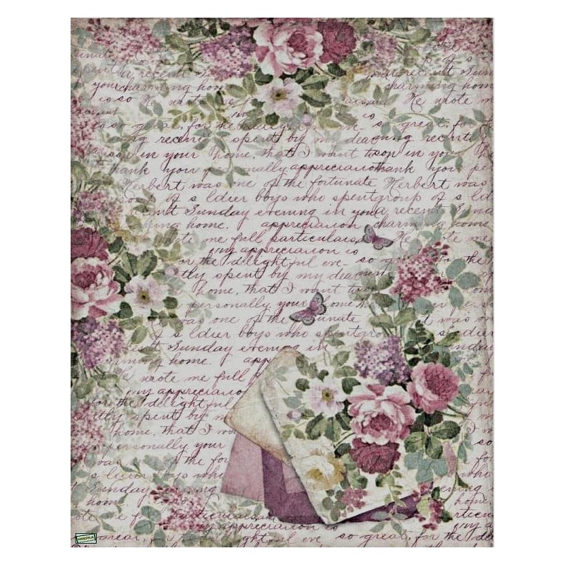 1papier de riz Fleurs-STA34