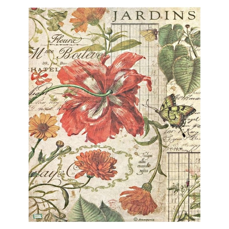 1papier de riz Fleurs-STA35