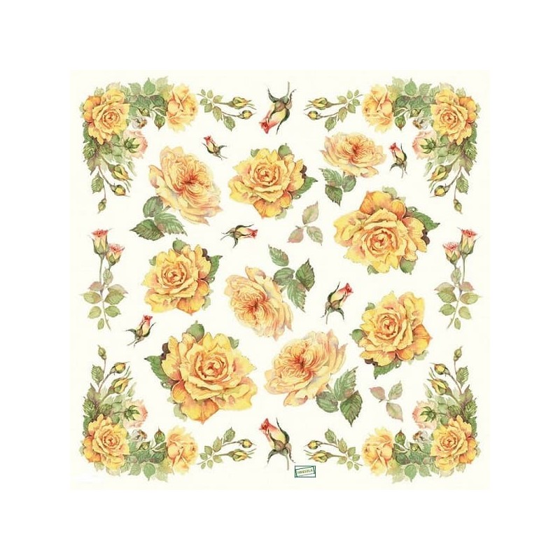 6 papiers riz Les Roses-STA51