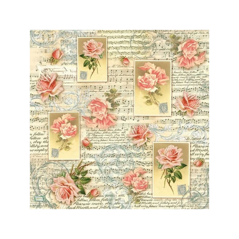 1papier de riz Les Roses-STA60