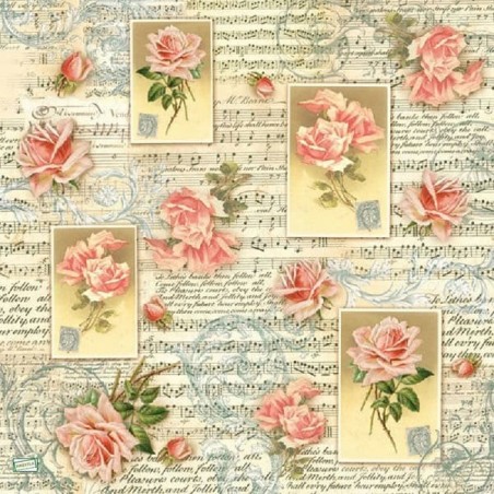 1papier de riz Les Roses-STA60