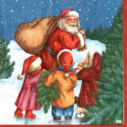 loisirs créatifs,Noël,Ambiance Noël,hiver,neige,découpage,serviettage,sapin,Ambiance Magique et Féérique,fêtes,serviettes papier