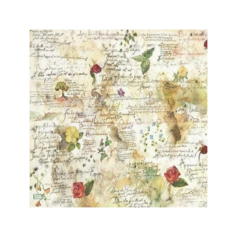 2 papiers riz Les Roses-STA66