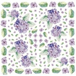 4 papiers  riz Fleurs-STA68